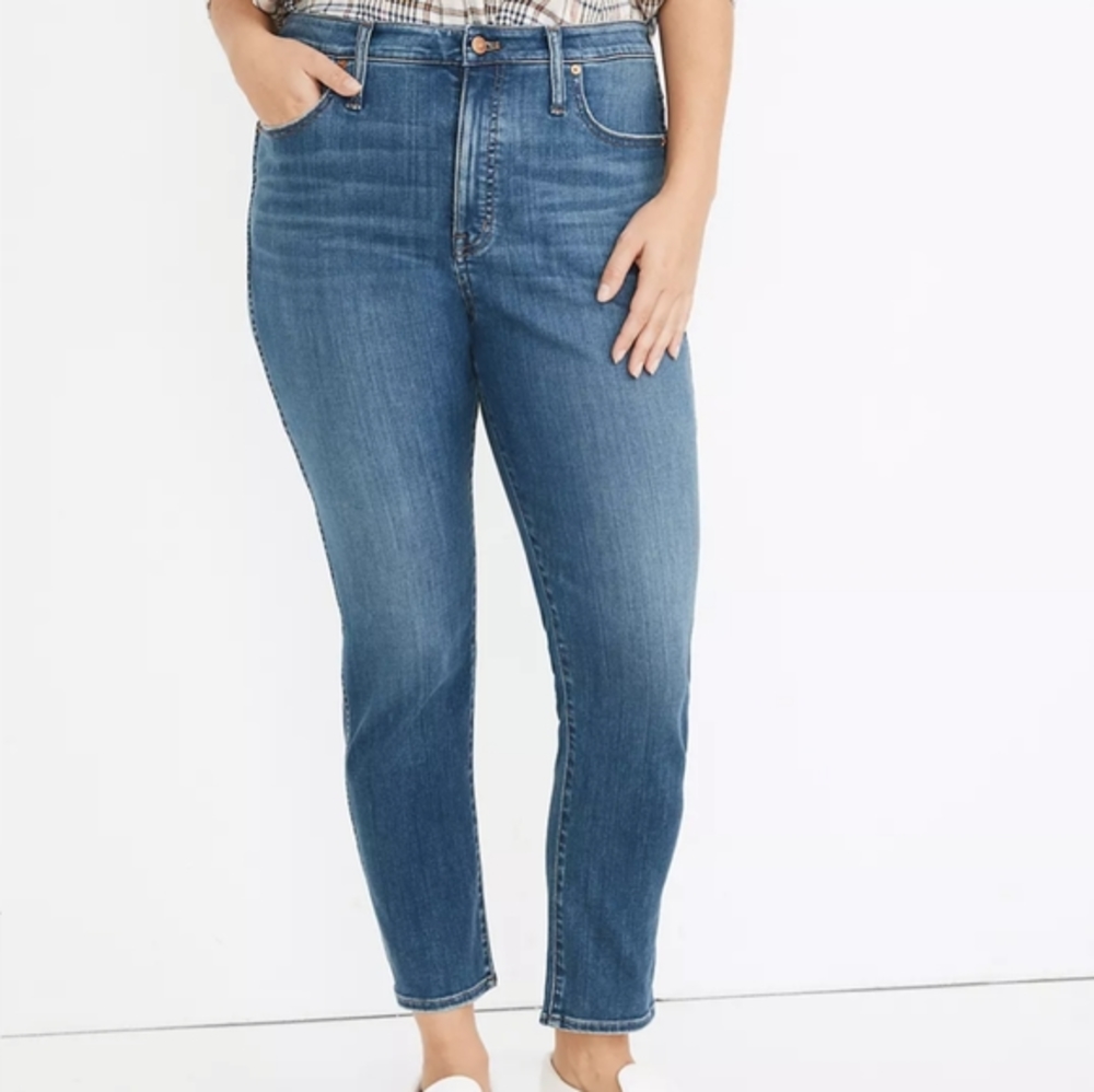 Madewell stovepipe jeans, size 31